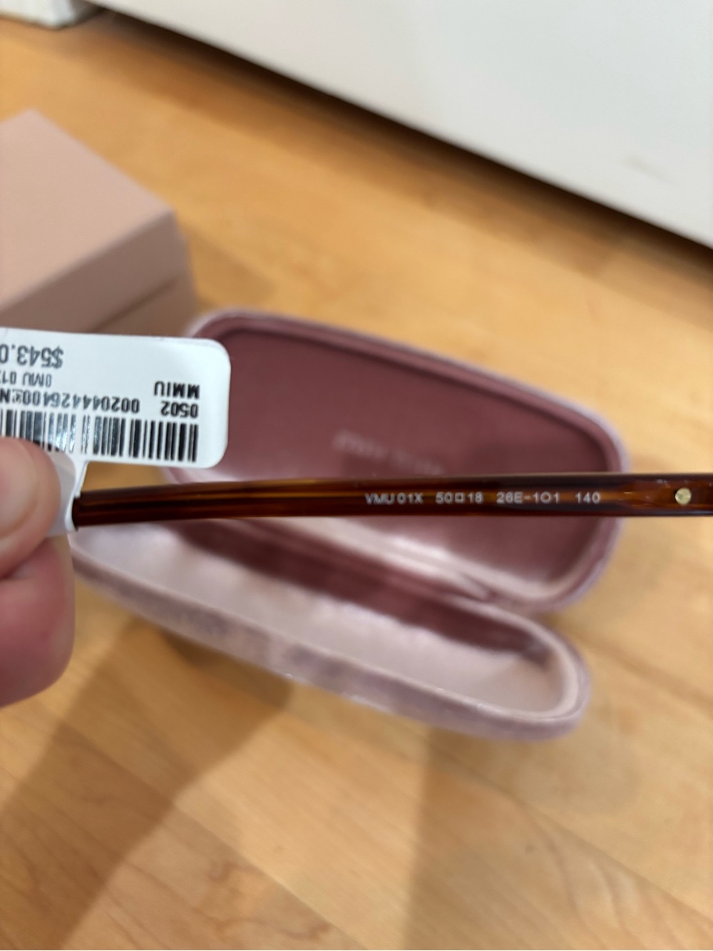 Miu Miu VMU 01XV Geometric Eyeglasses - brand new! - Picture 7 of 7